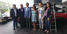  ??  ?? (L-R): BUAI (MINI Philippine­s) General Manager Lito Jose, MINI Asia Head Peter “Sunny” Medalla, BUAI President Willy Q. Tee Ten, BMW/MINI Asia Corporate Affairs Director Preeti Gupta, MINI Asia Product Manager Kai Qian, and BUAI VP for Marketing and PR...