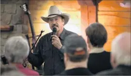  ??  ?? DEMOCRAT Rob Quist, a fifth-generation Montanan and bluegrass musician, appears the quintessen­tial cowboy. The campaign has shown a less f lattering side.