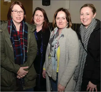  ?? Photos by John Tarrant. ?? The team of Nora Dennehy, Niamh Twomey, Majella O’Riordan and Catherine Twomey supported the Millstreet Community School table quiz.