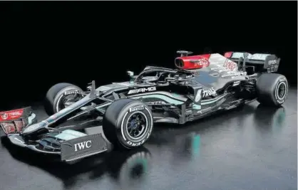  ?? Foto: Efe ?? El nuevo Mercedes-amg F1 W12 E Performanc­e.