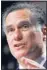  ??  ?? ROMNEY: Has said many Americans will lose insurance