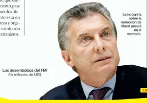  ??  ?? La incógnita sobre la reelección de Macri pesará en el mercado.