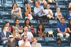  ?? Clint Egbert/Gulf News ?? Left: Anett Kontaveit — one of three debutantes this year — dug in deep before packing off former US Open champion Samantha Stosur 1-6, 6-2, 6-4. Centre: France’s Caroline Garcia in action against Lucie Safarova. Right: Mixed reactions from the crowd...