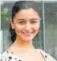  ??  ?? Alia Bhatt