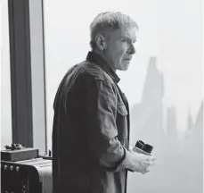  ??  ?? Deckard (Ford) is hiding out in a Las Vegas devastated by a dirty bomb in Blade Runner 2049.