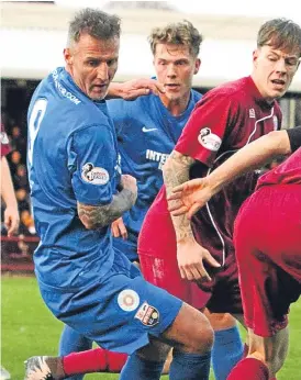  ?? Pictures: SNS Group/Dougie Nicolson. ?? Forfar’s Ousman See, left, and Gary Fraser, who has joined Arbroath on loan from Montrose.