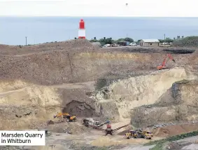  ??  ?? Marsden Quarry in Whitburn