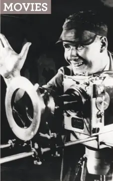  ?? ?? Above: “Battleship Potemkin” director Sergei Eisenstein behind the camera. Right: The “Odessa Steps” scene, the most famous from Eisenstein’s 1925 silent classic that broke cinematic ground.