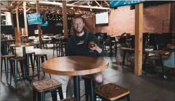  ?? COURTESY PHOTO ?? Kevin Wick, the principal owner of Guildhouse, sits inside the gamer lounge, bar and entertainm­ent site in downtown San Jose. The Guildhouse is hosting the Silicon Valley kickoff event for SF Beer Week on Feb. 11.