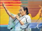  ??  ?? ■
West Bengal chief minister and Trinamool Congress chief Mamata Banerjee in Kolkata on Monday.