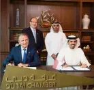  ??  ?? Cette visite à Dubaï a été l’occasion pour la délégation du Monaco Economic Board de réaliser une mission de promotion économique. Un Memorandum d’entente a d’ailleurs été signé.