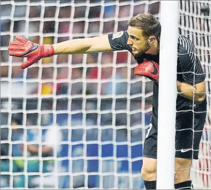  ?? FOTO: SIRVENT ?? Jan Oblak ha convertido su porteía en un muro prácticame­nte infranquea­ble