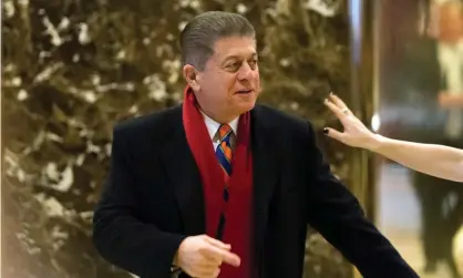  ?? Photograph: Albin Lohr-Jones / Pool/EPA ?? Andrew Napolitano in the lobby of Trump Tower in New York, New York, on 15 December 2016.