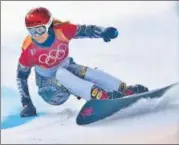  ?? REUTERS ?? Ester Ledecka had earlier won gold in Alpine skiing.