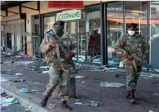  ?? DR ?? Militares chamados a auxiliar a Polícia no combate aos vândalos