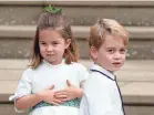  ?? STEVE PARSONS/AP ?? Prince George and Princess Charlotte are wedding veterans by now.