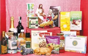  ??  ?? THE CONTENTS of the Star of Bethlehem gift box from Healthy Options