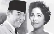  ?? ?? President Sukarno and Amelia Dela Rama @premium.historia