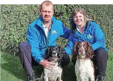  ??  ?? Cherished: John and Elaine run a dog care franchise