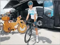  ??  ?? EN EL GIRO. De la Cruz hará su segunda grande de 2018 en la Vuelta.