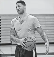  ?? ROBERT HANASHIRO, USA TODAY SPORTS ?? “I need the same type of support as anyone who is struggling,” says Royce White, who had a short stint in the NBA.