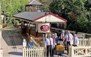  ?? ?? ●●Brookside Miniature Railway at the Brookside Garden Centre.