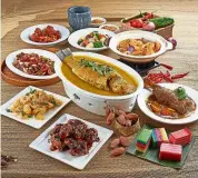  ??  ?? Grandmama’s Santapan Bersama set offers delicious dishes that will remind you of tasty home-cooked meals.