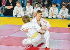  ?? Foto: Lechner ?? Jason Baltzer vom TSV Wemding überzeugte bei der Judo Fuchsiade und erreichte den ersten Platz.