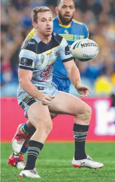  ??  ?? STEPPING UP: Scott Prince says Cowboys half Michael Morgan has been phenomenal. Picture: Brett Costello