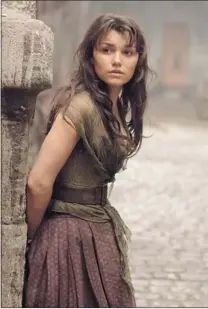  ??  ?? Samantha Barks stars as Eponine in Les Miserables, the movie adaptation of the beloved global stage sensation. She was virtually unknown when she landed the big- screen role.