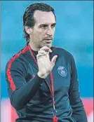  ?? FOTO: EFE ?? Emery, en la sesión de ayer del PSG