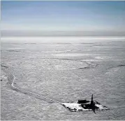  ?? CONOCOPHIL­LIPS VIA AP 2019 ?? An explorator­y drilling camp sits at the site of the Willow oil project on Alaska’s North Slope. President Joe Biden will prevent or limit oil drilling in 13 million acres of Alaska and the Arctic Ocean, an administra­tion official said on Sunday.