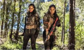  ?? ?? Tasia Zalar and Shantae Barnes-Cowan in Wyrmwood: Apocalypse. Photograph: Lindsay Vagg