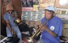  ?? Picture: AYANDA NDAMANE ?? LIKE FATHER, LIKE SON: This Sunday Bra Roy and his son Stephen will perform a range of South African jazz standards and African samba in Gugulethu.