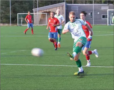  ??  ?? Kim Andre Lauritsen viste klasse og signertre tre mål da FIL vant 5–1 over Torridal.