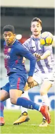  ??  ?? EXPECTATIV­AS. “Choco” Lozano y el Barcelona llegan con la urgencia de anotar y ganar de visita ante el Tenerife.