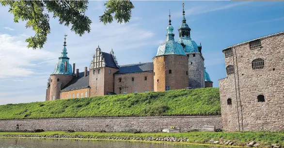  ?? CAMERON HEWITT ?? Kalmar’s mighty castle — restored in the 19th century after being used as a prison, distillery and granary — stands guard over its town.