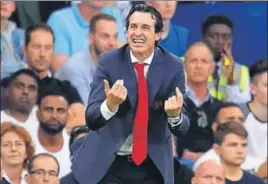  ?? AFP ?? After being beaten by Manchester City and Chelsea in their first two games, Unai Emery’s Arsenal will look to steady the ship against West Ham on Saturday.