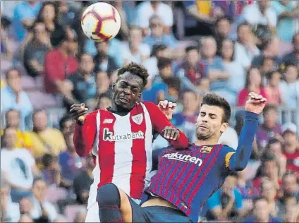  ?? FOTO: PEP MORATA ?? Gafado Williams dispuso de alguna ocasión clara de gol en el Camp Nou, pero no logró batir a Ter Stegen