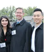  ?? HERITAGE PARK ?? Pictured, from left, at Heritage Park’s 30th annual September Shindig, held Sept 15, are Lina Basmahjian with Lorne O´Reilly, vice-chairman, Heritage Park Foundation and foundation chair Bennett Wong..
