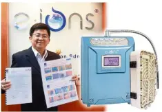  ??  ?? Founded by chow sek hin, E-ions offers low prices and high-quality products to customers.