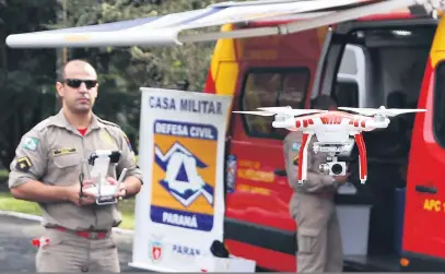  ?? José Fernando Ogura/ANPr ?? Drones vão ser empregados em áreas de atenção, como alagamento­s, deslizamen­tos e inundações