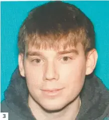  ?? PHOTOS AFP ?? 3. Le tireur a été identifié par la police comme étant Travis Reinking, 29 ans, un résident de Morton, dans l’Illinois, une ville située à environ 725 km au nord d’Antioch. Il est recherché pour meurtres.