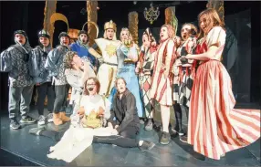  ?? MARK BRETT/Special to The Herald ?? For a second week, Summerland Secondary School presents “Spamalot,” a musical inspired by Monty Python, Wednesday through Saturday at Centre Stage Theatre.