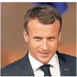  ?? FOTO: DPA ?? Präsident Emmanuel Macron jüngst beim EU-Gipfel