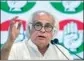  ?? PTI ?? Congress leader Jairam Ramesh