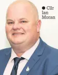  ??  ?? Cllr Ian Moran