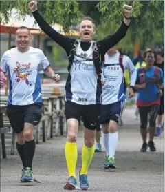  ?? Picture: Andy Jones FM4751516 ?? Ben Rogers starts his final marathon