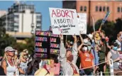  ?? Stephen Spillman / Associated Press file photo ?? A number of conservati­ve states are looking at modeling abortion restrictio­ns after Texas’ law.