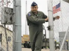  ?? Charlie Riedel / Associated Press 2014 ?? A gate closes at an ICBM launch facility near Minot, N.D. Critics question a lockdown of informatio­n over such sites.